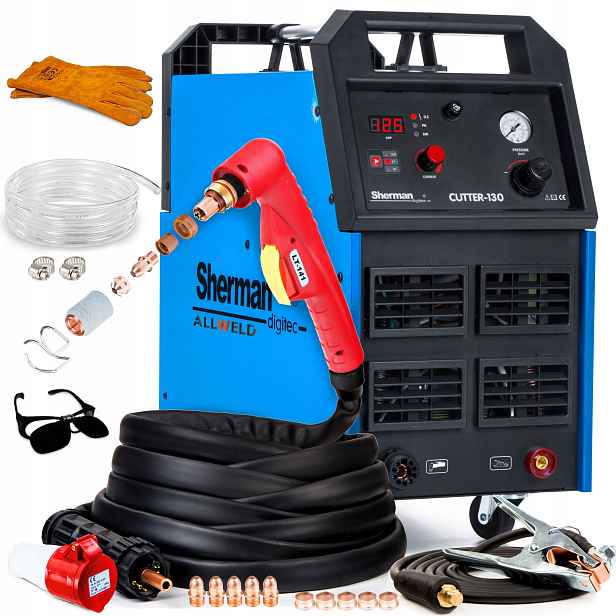 Plazmová Řezačka Plazmová Plazma Sherman Cutter 130 Hf 125A 45 MM Igbt