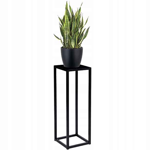 Držák Na Květináč Piatto loft 60 cm černý