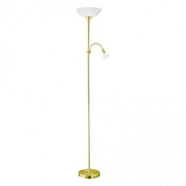 Stojací lampa Eglo UP 2 mosaz 82843