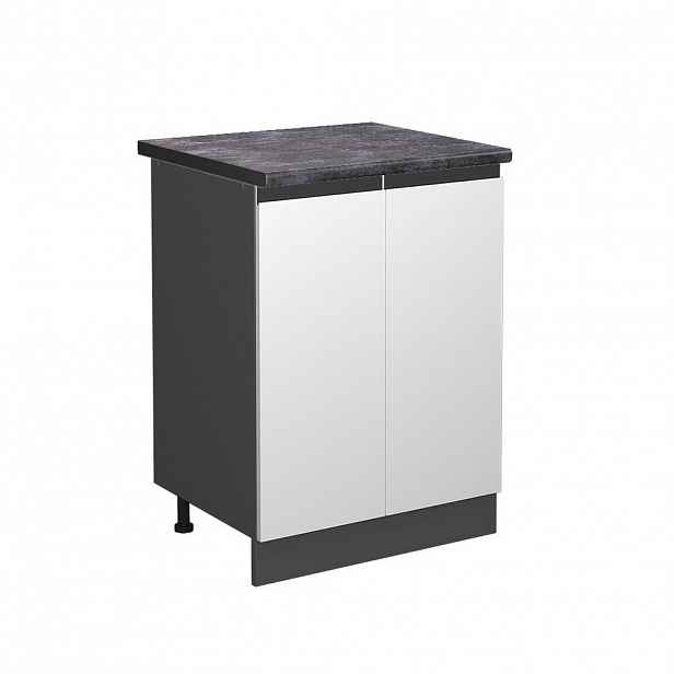 Vicco SPODNÍ SKŘÍŇKA KUCHYŇSKÉ LINKY R-Line Bílá 60 cm , PD Antracit