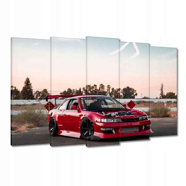 Obrazy 150x95 Sportovní červené auto