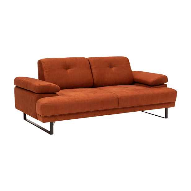 Hanah Home Dvoumístná pohovka Mustang 199 cm oranžová
