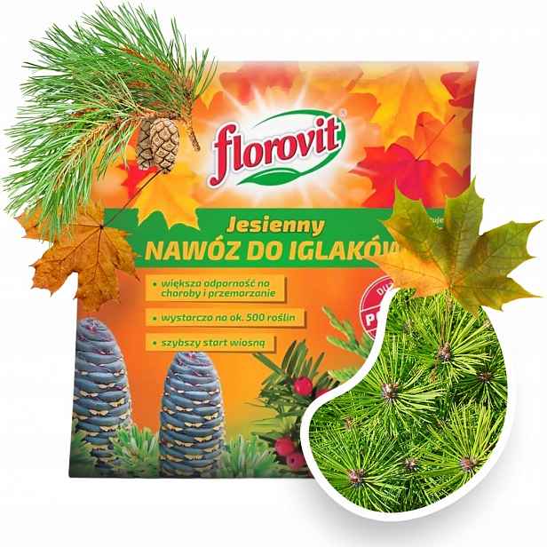 Hnojivo Pro Jehličnany Tui Tuji Podzimní Minerální Granulát Florovit 10 Kg