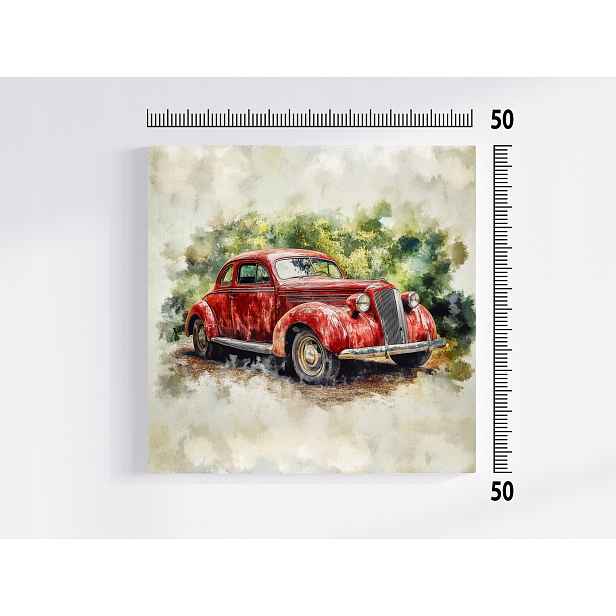 Obraz Na Plátně Obraz Na Plátně Auto Staré Auto Retro Vintage 50x50