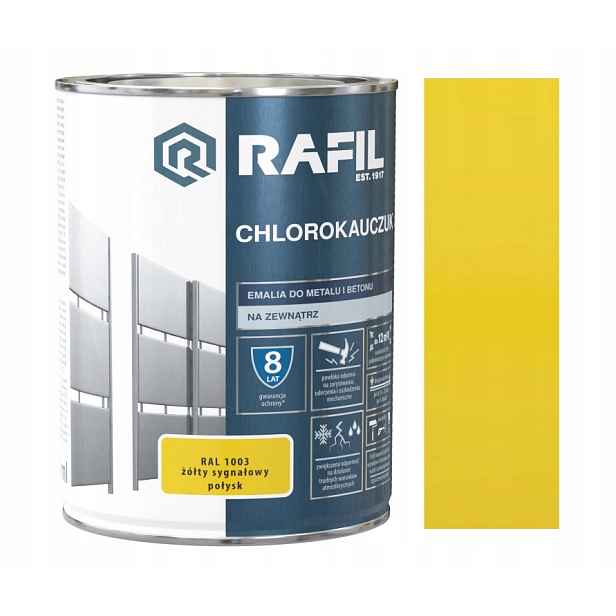 Rafil Chlorkaučukový Smalt 5 L Žlutý Ral 1003