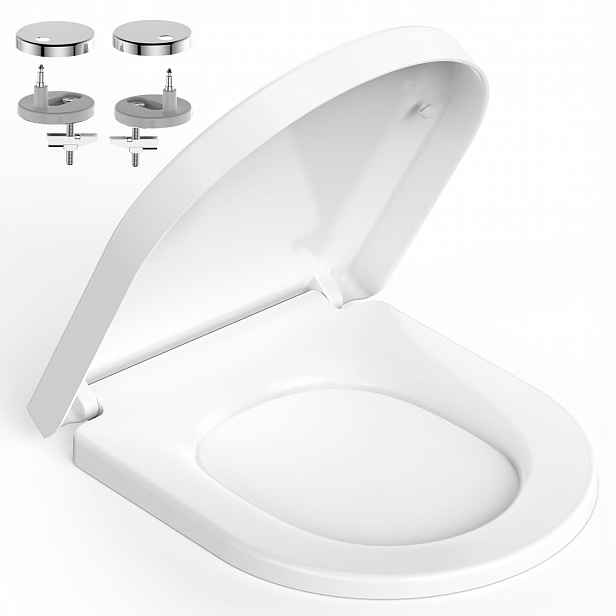 Wc sedátko Yeaupe Pro bílé Quick Release, zatížení 150 kg