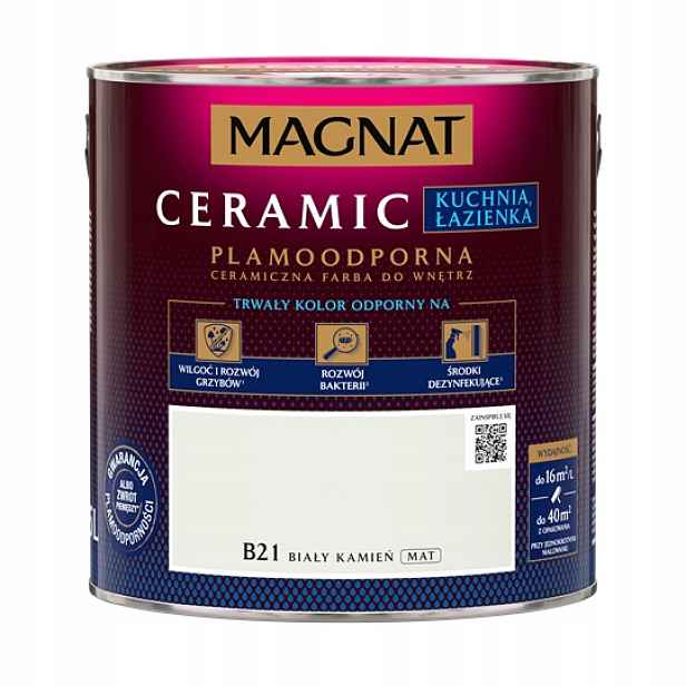 Kuchyně Koupelna 2,5L Bílý Kámen B21 Magnat Ceramic