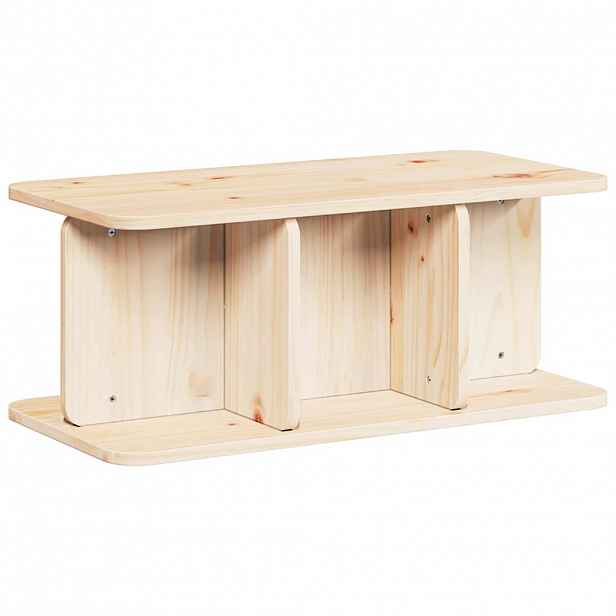 vidaXL Konferenční stolek Přírodní 80 x 39,5 x 33,5 cm