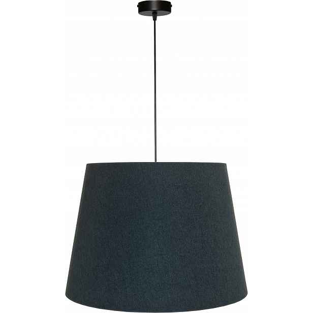Závěsná lampa Převis Modrá-Tmavá Tyrkysová+Zlatý Abažur 30x40 h28 Avola