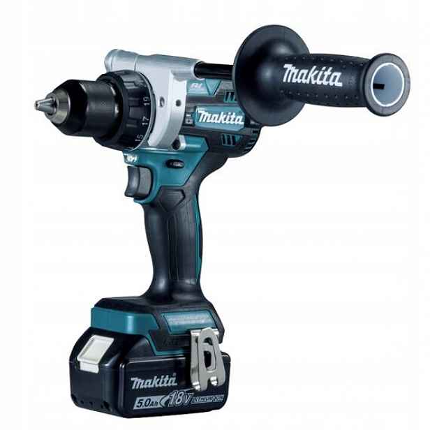 Makita DDF492RTJ aku bezuhlíková vrtačka Lxt 18V/2*5Ah, 130Nm, 0-550/2100 o