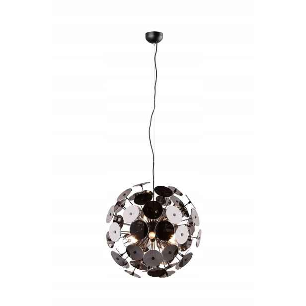 Závěsná lampa Discalgo černá koule 6xE14 40W moderní Trio