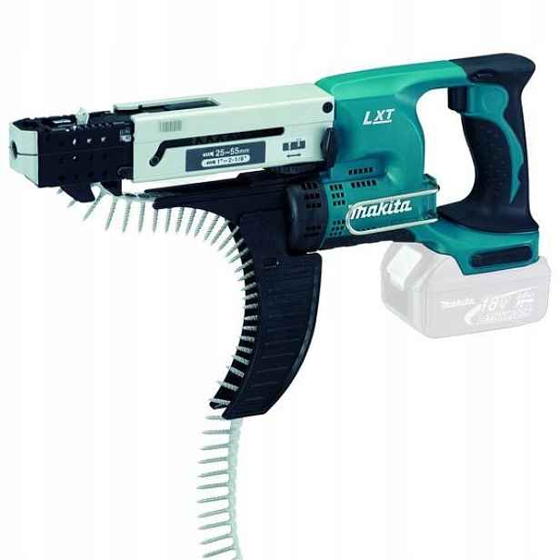 Makita DFR550Z aku šroubovák se zásobníkem 25-55mm, 18V Lxt, bez baterie