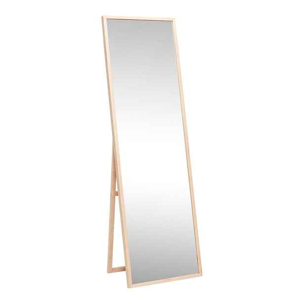Stojací zrcadlo s dřevěným rámem 52x167 cm Glimpse – Hübsch
