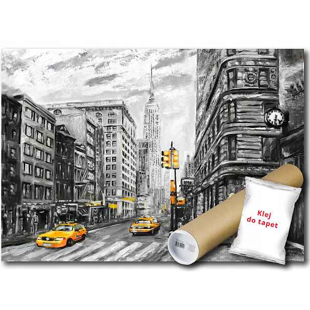 Vinylová fototapeta Město New York Obraz Ulice Pár 152x104