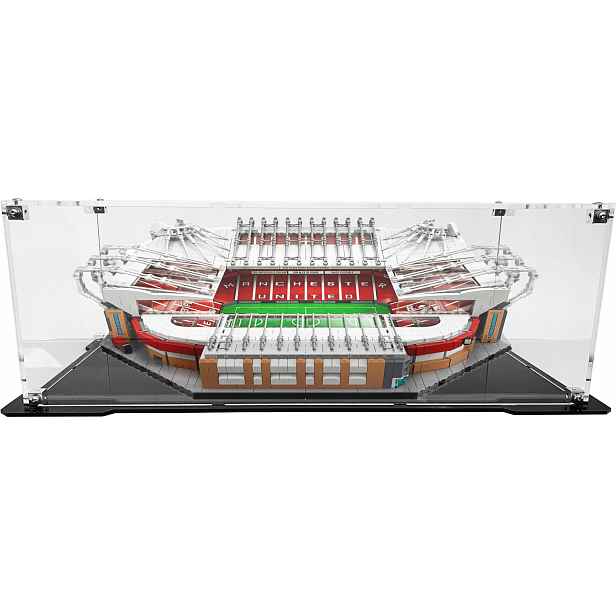 Vitrína s černou základnou pro stavebnici Lego 10272 Old Trafford