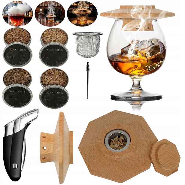 Sada Na Uzení Whisky Elektrický Smoker Dárek Pro Chlapa Kluka