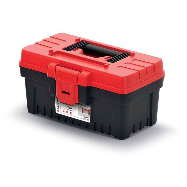 Prosperplast Kufr na nářadí TEVOX VII černo-červený, varianta 26,9 cm