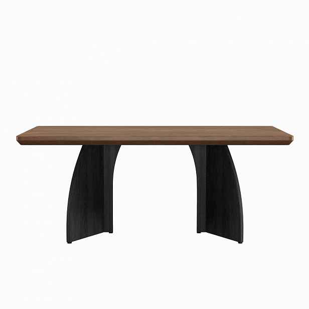 Urban Meuble JÍDELNÍ STŮL Ořechový 160 × 80 cm s deskou 4 cm