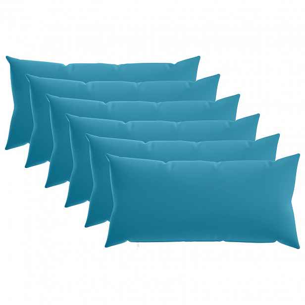 vidaXL Povlak na polštář 6 pcs HEERLEN Světle modrá 40 x 80 cm