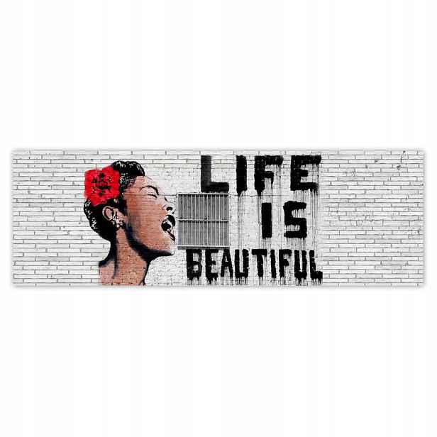 Plakáty 200x66 Banksy Life jsou krásné