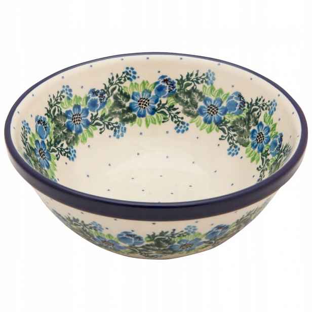 Miska na musli polévku 17 cm Ceramika Artystyczna Bolesławiec dek 1534