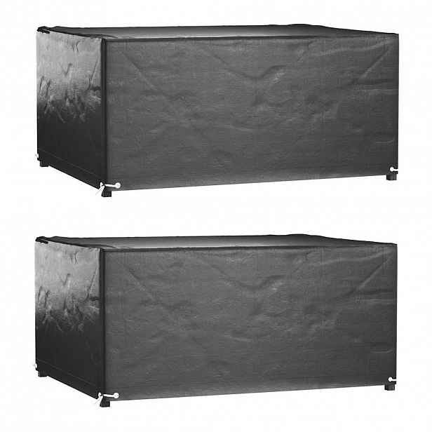 vidaXL Plachty na zahradní nábytek 2 ks s 8 očky 160x120x75cm obdélník
