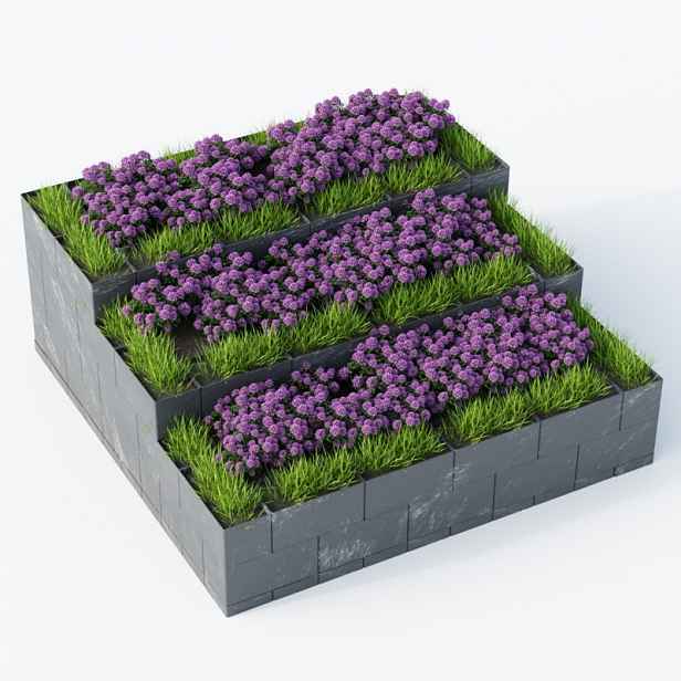 Vyvýšený záhon Flexi Element  -  kaskáda