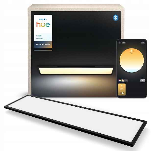 Led panel Stropní Svítidlo 120x30 Tw Inteligentní Zigbee Aurelle Philips Hue