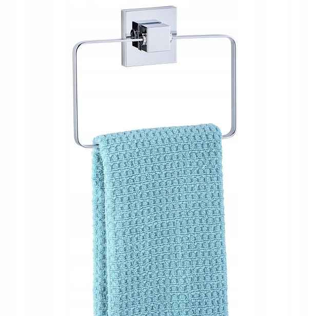 Koupelnový věšák na ručníky Quadro, Vacuum-Loc, Wenko