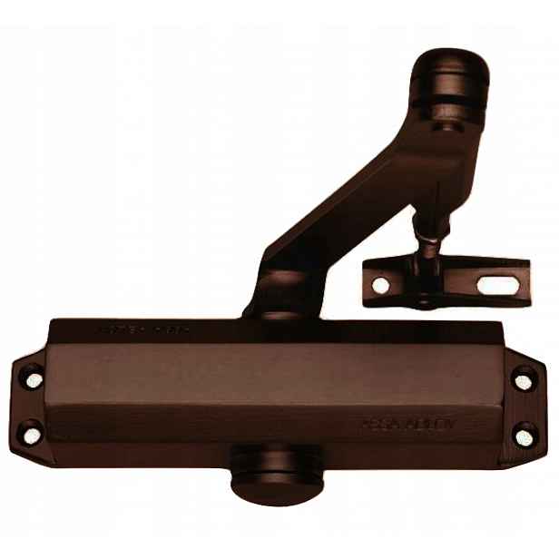 samozavírač Assa Abloy DC110 s ramenem hnědý Ral 8014