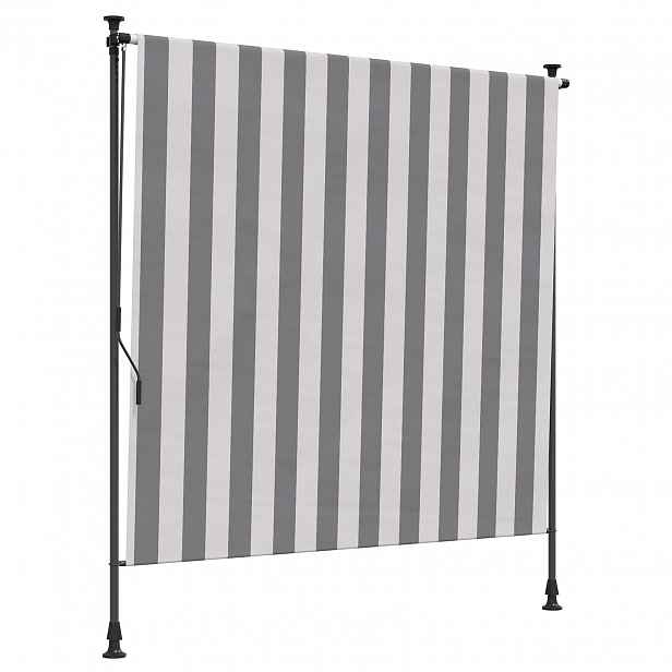 vidaXL Venkovní Roleta Antracitová a bílá 100 x 270 cm