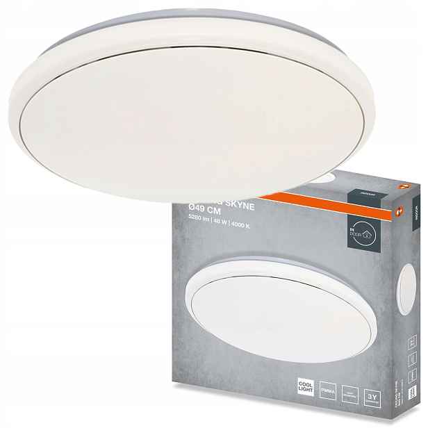 Stropní Svítidlo Led Stropní Svítidlo Nástěnné svítidlo Panel 48W 3360lm 4000K Osram