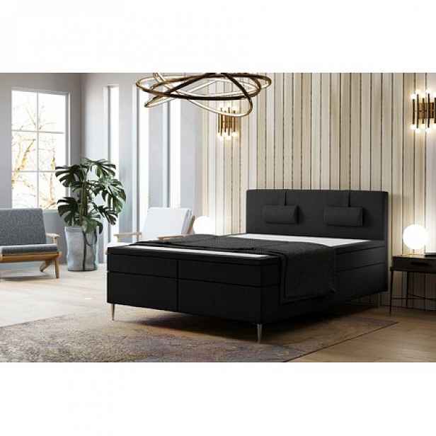 Čalouněná postel Brooklyn 90x200 cm Černá