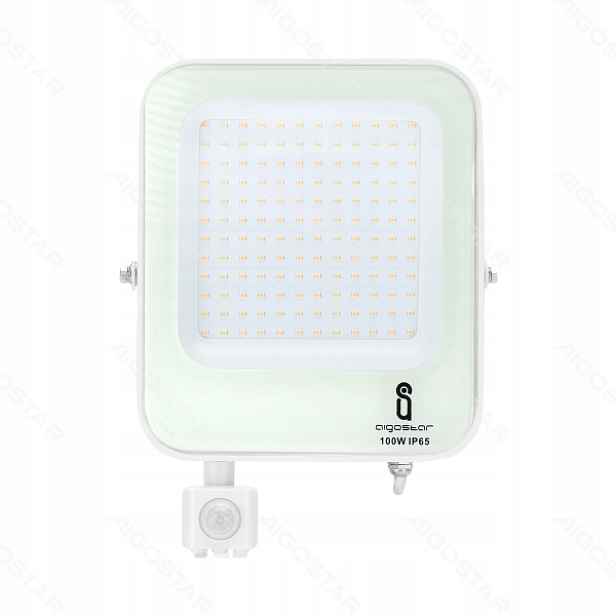 Led Halogenový Reflektor Slim 100W 6500K Senzor
