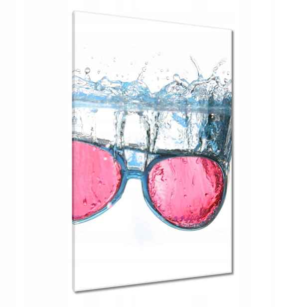 Obrazy 80x120 Růžové brýle