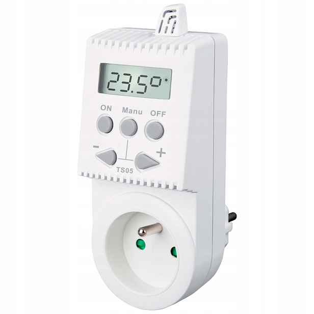 Elektronický zásuvkový termostat TS05