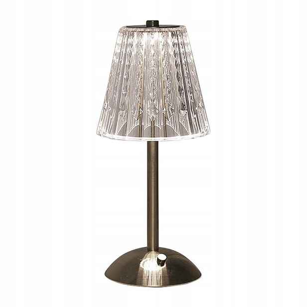 V-tac noční stolní lampička 3W Led 29 Cm nabíjení Usb stmívání písková