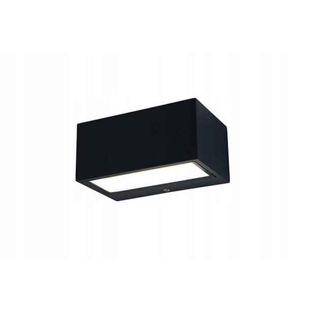 Venkovní nástěnné Led svítidlo Gemini 8,8W černé hliníkové Lutec