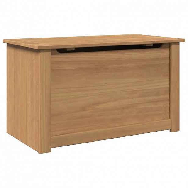 vidaXL Úložná truhla s víkem Panama 79x42x46 cm masivní borové dřevo