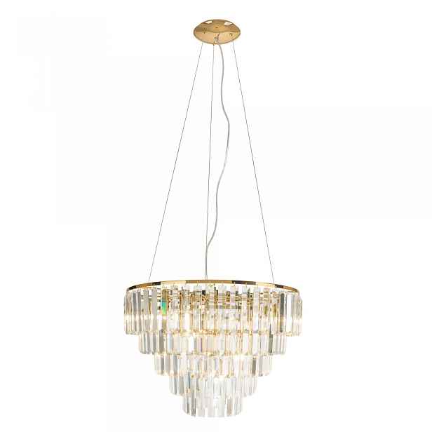 Závěsná lampa Monaco Zlatá 60 cm MaxLight