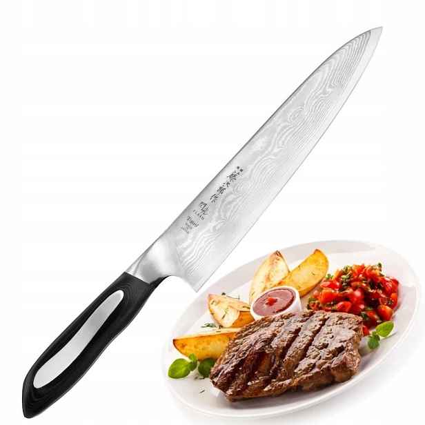 Tojiro Flash VG-10 Japonský ostrý Nůž pro šéfkuchaře 60 Hrc 21 cm