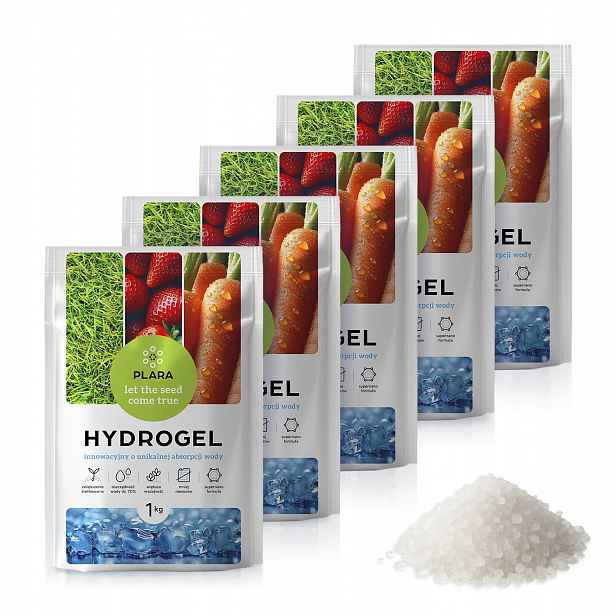 Hydrogel Zahradnické Bio Hnojivo 5KG Pěstování Zeleniny A Ovoce Ekologické Zavlažování