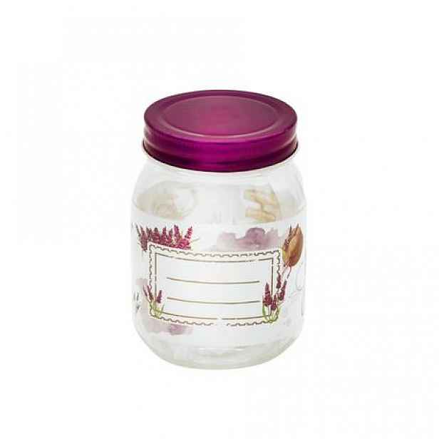 TORO Zavařovací sklenice s víčkem 380ml levandule