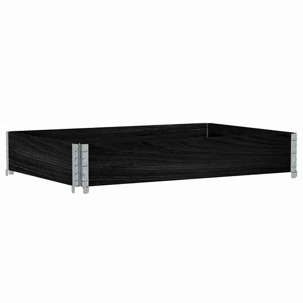 vidaXL Paletový nástavec 120 x 80 cm masivní borové dřevo