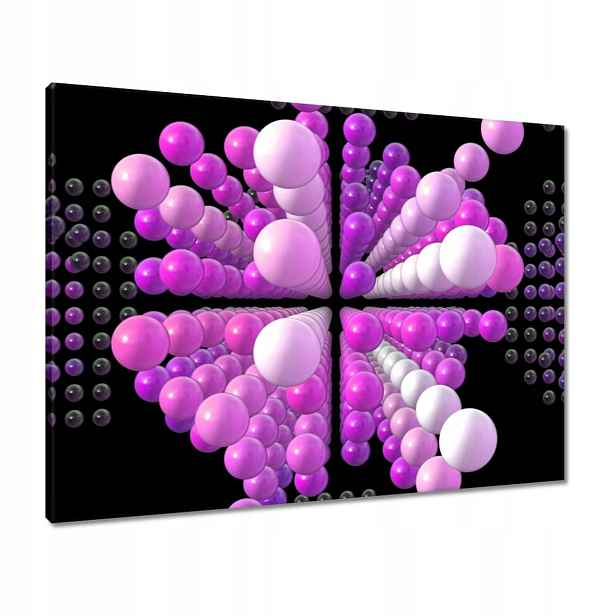 Obrazy 80x60 Fialový Matrix