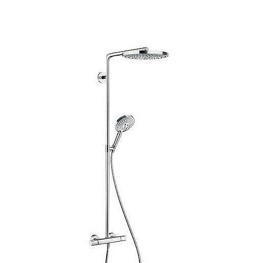 Sprchový systém Hansgrohe Raindance Select S na stěnu s termostatickou baterií chrom 27129000