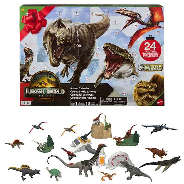 Mattel Jurassic World Adventní kalendář 2025 JGB67