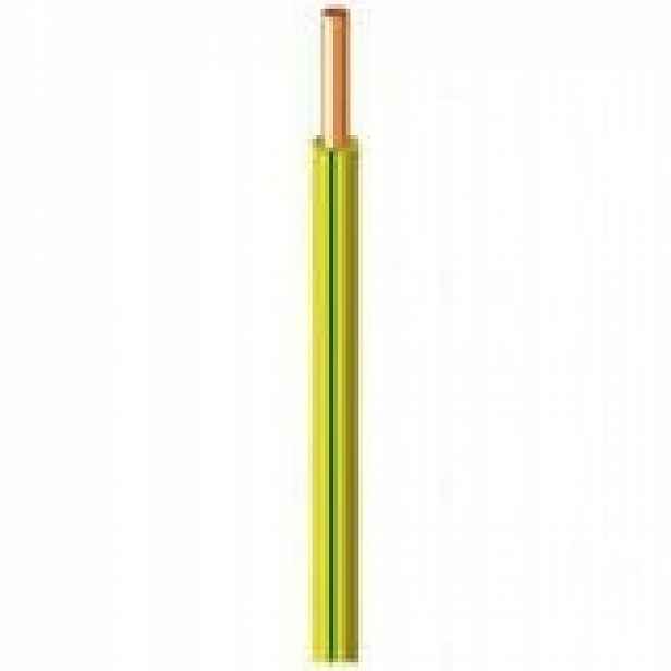 Instalační kabel H07V-U Dy 2,5 mm2 žluto-zelený kotouč 100 m Nkt