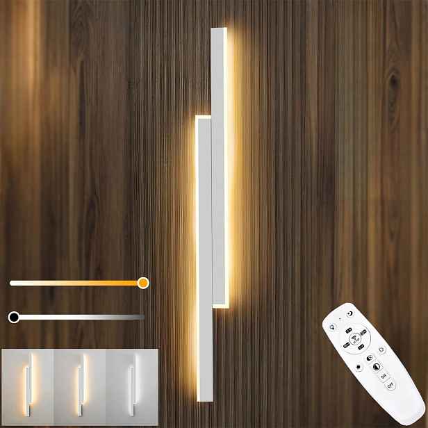 Led nástěnná lampa Moderní 120 cm Bílá