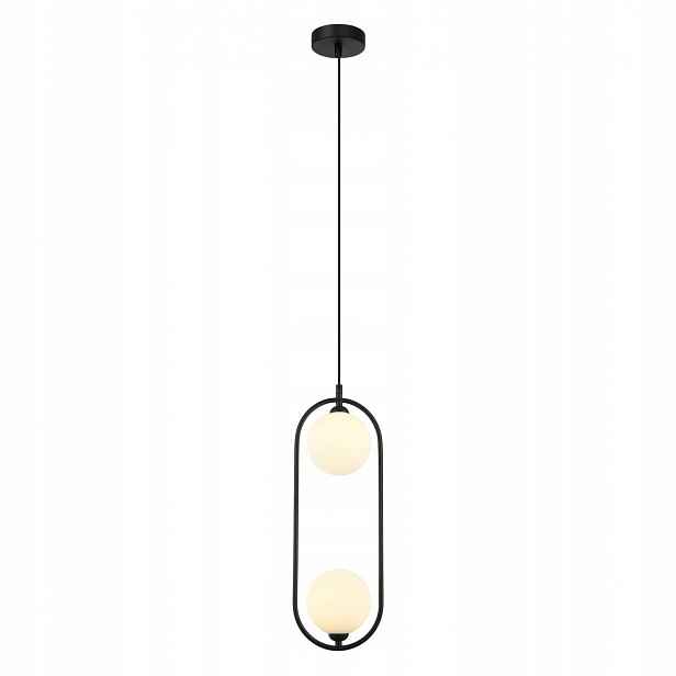 Lupus Závěsná lampa Černá Stínidlo Bílá Moderní Vertikální 2xG9 25W IP20